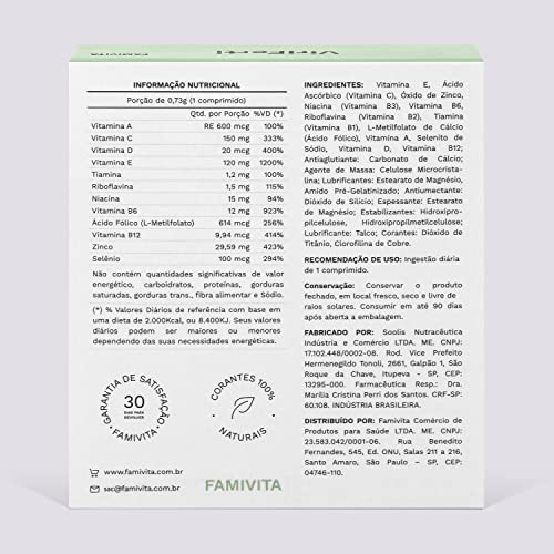 ViriFerti - Com vitaminas antioxidantes e minerais essenciais para a fertilidade masculina (8 Semana