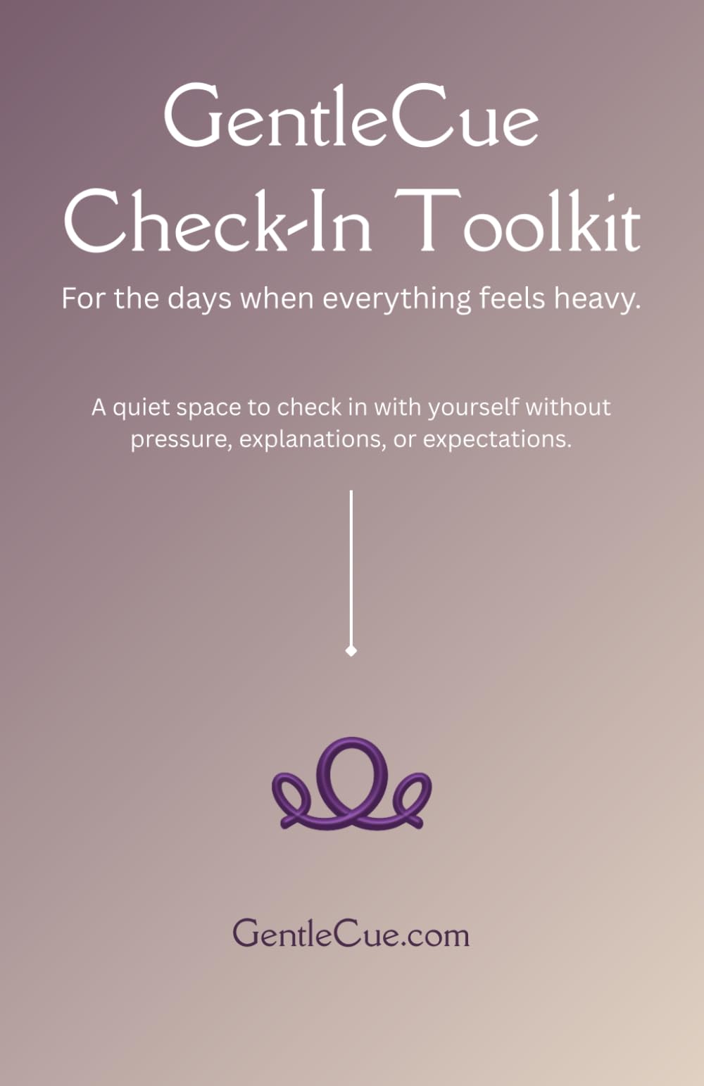 GentleCue Check-In Toolkit: 7-Day Grief Journal for Loss, Hard Days & Emotional Overwhelm | Daily Prompts, Boundary Scripts & Grounding Practices | 5x7 Guided Journal