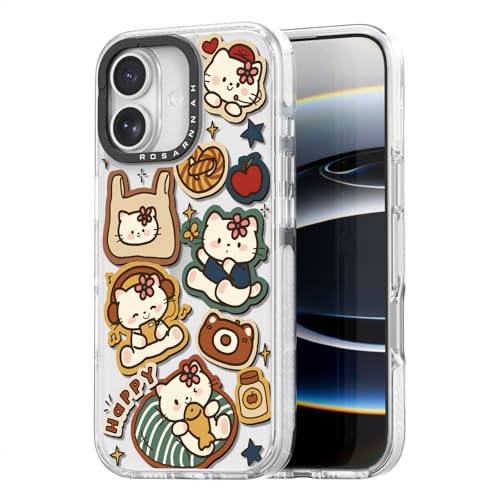 Coque iPhone Rosarnnah chat paillettes transparente et antichoc