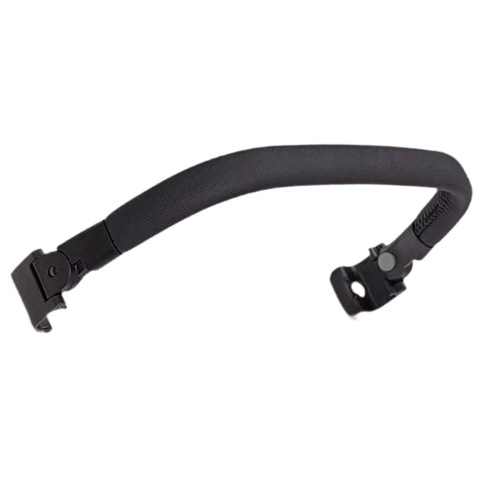 Reposabrazos plegable para cochecitos, mango cómodo en poliuretano y polipropileno, fácil de montar, repuesto original compatible + adecuado para P, color negro