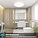 Airand LED Flush Mount Ceiling Light 5000K Daylight LED Ceiling Light Fixture 9.5 Inch 18W 1650LM Bathroom Ceiling Light Waterproof Round LED Ceiling Lamp for Kitchen, Bedroom, Hallway, Living Room