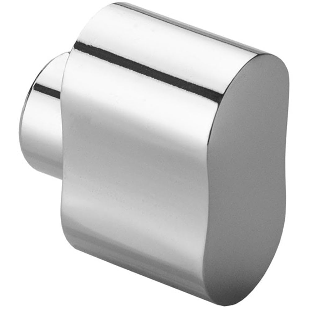 Loops Polished Chrome Peanut Shaped Cylinder Thumbturn Adapter - Twist Turn