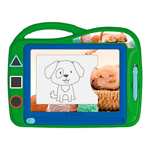 Clementoni - 18570 - Lavagna Magnetica - Cuccioli, Lavagna per Disegnare, Bambino dai 4 Anni, Multicolore