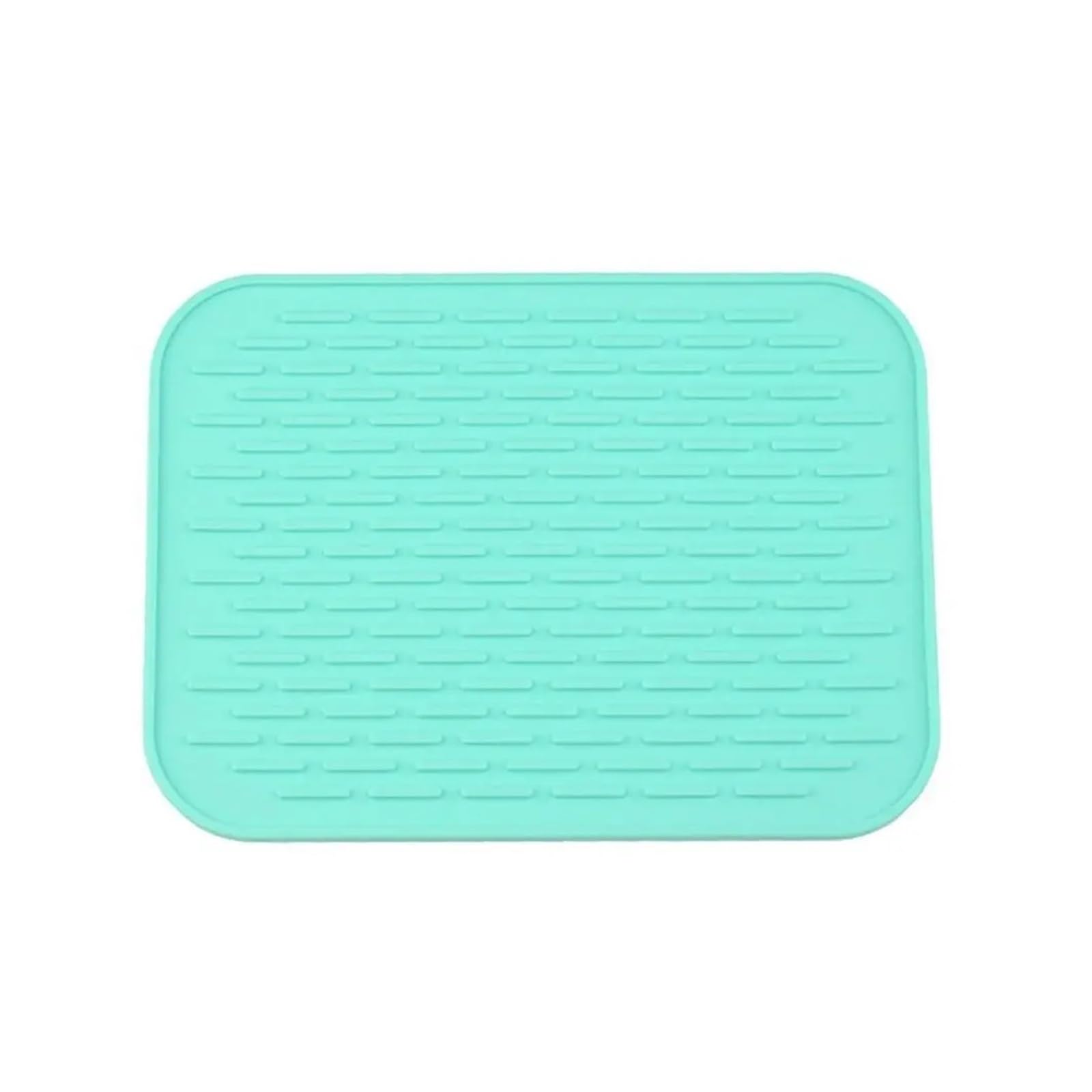 JZQKXMVNCLH Multifunction Silicone Heat Resistant Mat Non-slip Rectangle Table Placemat(Light green)