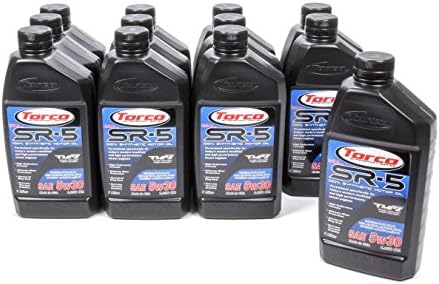 Torco A150533C SR-5 LDG 5w30 Synthetic Motor Oil Bottle - 1 Liter Bottle, (Case of 12)