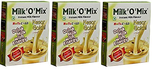 Milkomix Kesar Elaichi Flavored Milk Powder – Pack of 3