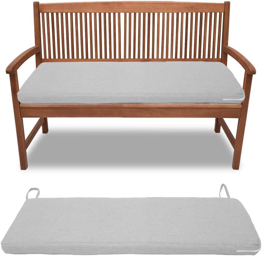 Cojín de Banco for Exterior/Interior, tapizado, reclinable, Impermeable y Antideslizante, Grueso, for jardín, terraza, colchoneta for Columpio, Vacaciones, jardín, cojín de Asiento Largo /647