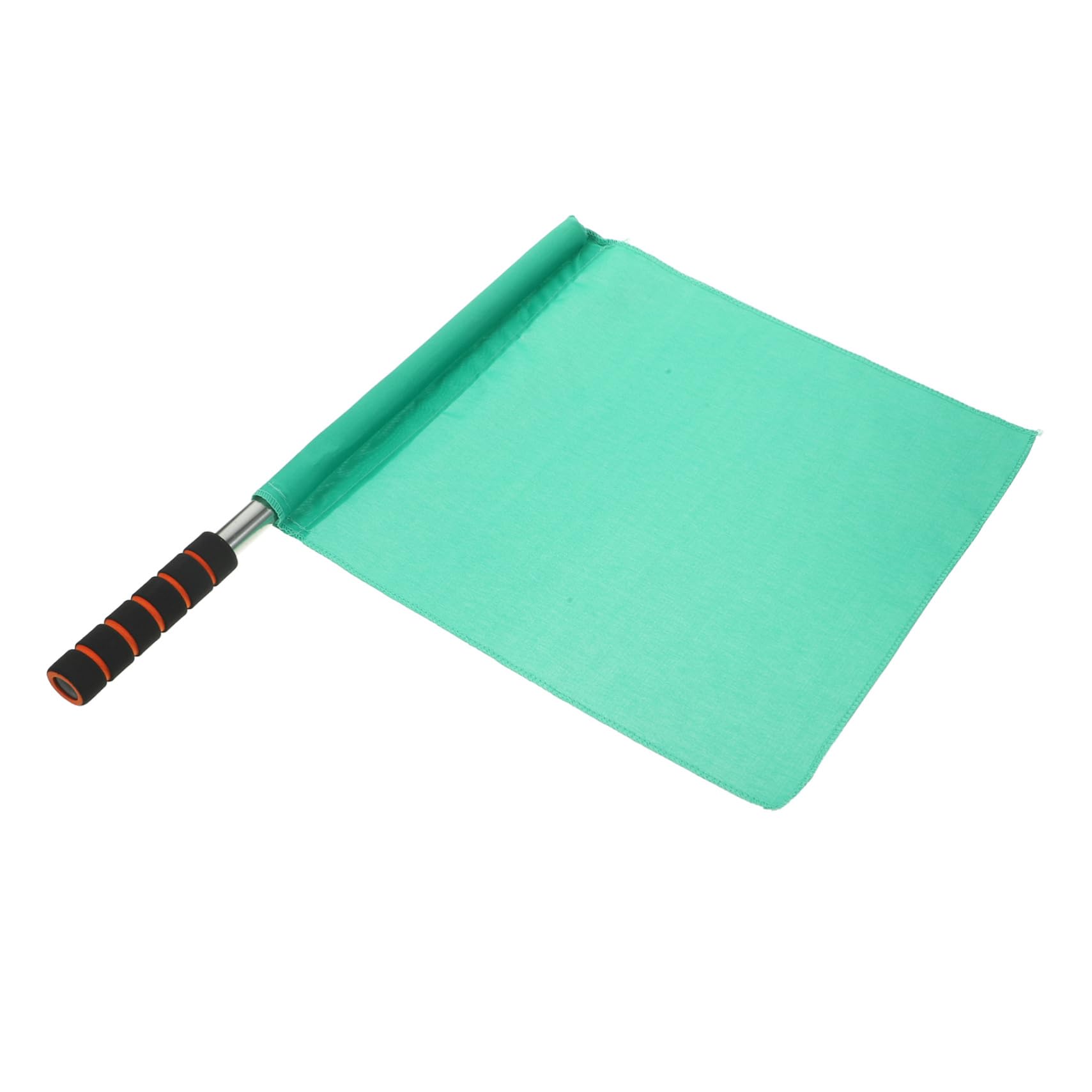 MERRYHAPY Hand Flag Stainless Steel Pole Competition Referee Flag for Soccer Basketball Traffic Events -skid Grip for Comfort Stability Design