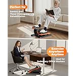 Foot Exerciser, Electric Pedal Exerciser, LCD Display & 12 Adjustable Speed Foot Pedal Exercise Machine, Portable & Quiet Exercise Equipment for Seniors, Mini Under Desk Pedal Exerciser - Image 5