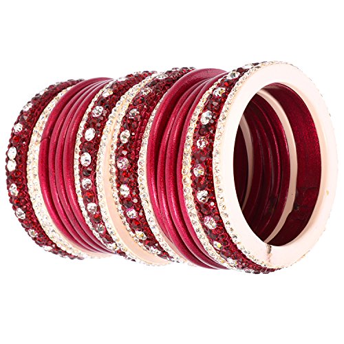 Buy LAKH BANGLES Sterling Rajasthani Red Lac Bangle for Women Online at