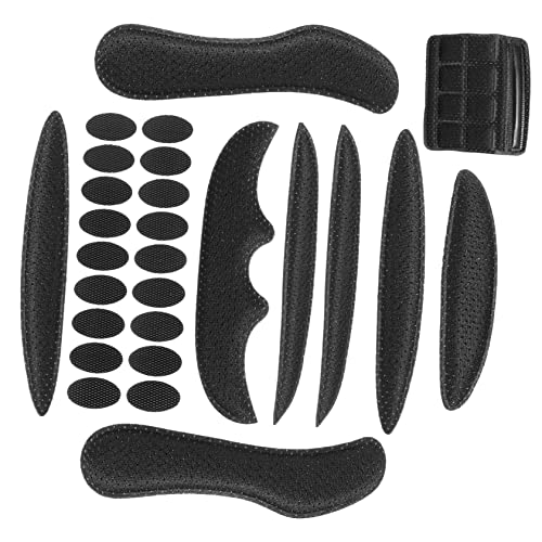 LOORGVEL Cycling Helmet Pads Sweat-Absorbing Damping Sponge Liner Soft Foam Padding for Motorbike and Bicycle Riding Comfortable Helmet Insert for Cyc