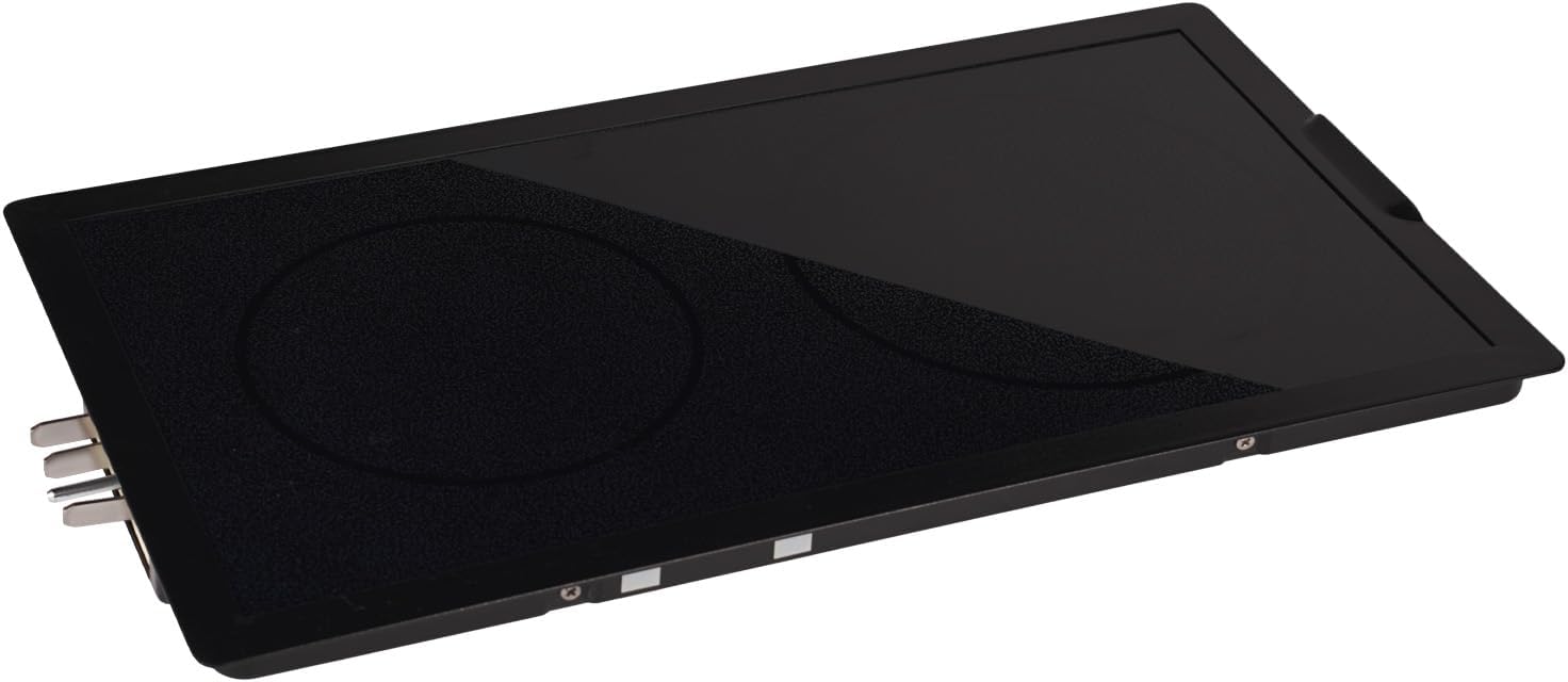 A122B Electric Slide-in Ranges, with Ceran glass-ceramic surface, Compatible with Jenn-Air Designer Series cook-tops and ranges, Black, similar to JEA8120ADB