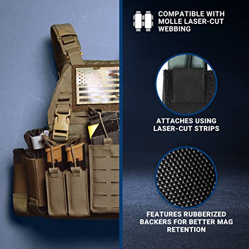 T3 Gear Single Pistol Mag Pouch Lc, Pistol-Magazine Holder, Black #TOP3