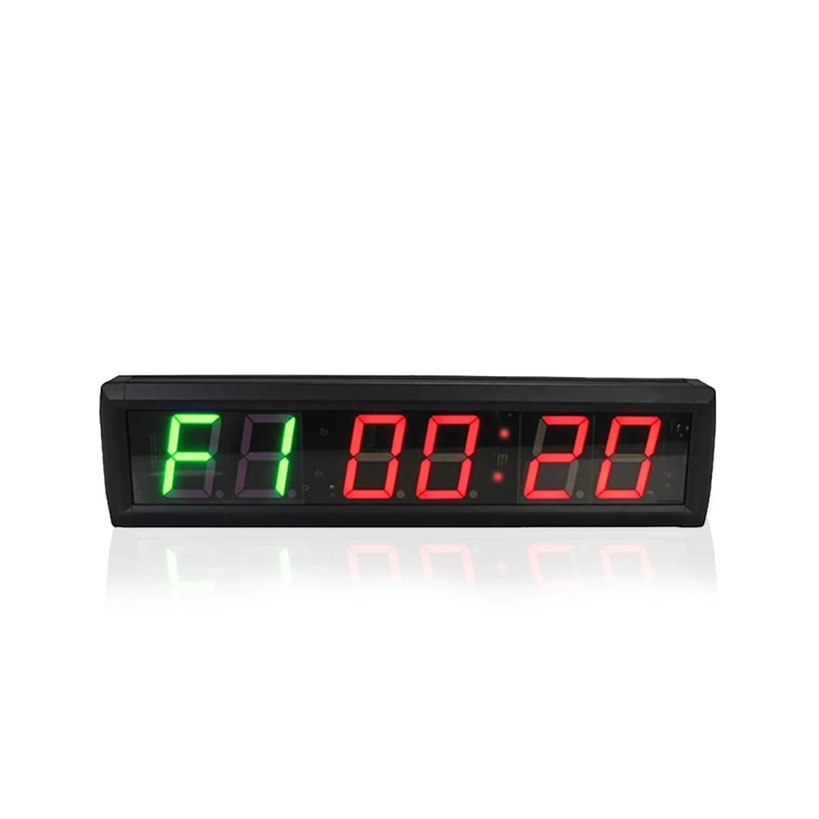 Temporizador de pared for gimnasio con intervalos control remoto for el hogar MODELO RB2B-2.3R, placa metal 1 pieza, 1-2,3 pulgadas Altamente Eficiente(RB2G-2.3R-App)