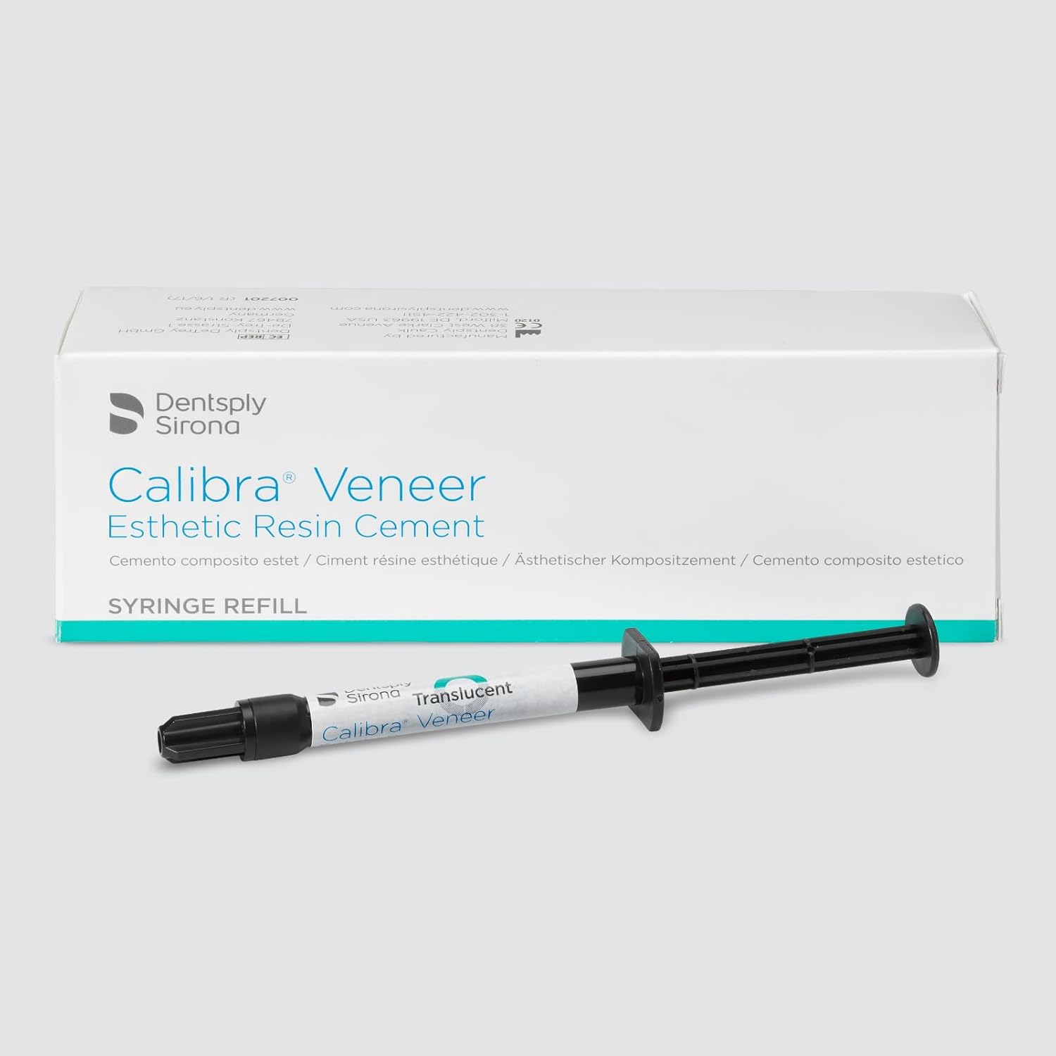 Dentsply Sirona 607204 Calibra Veneer Dental Cement Base Translucent 2gm