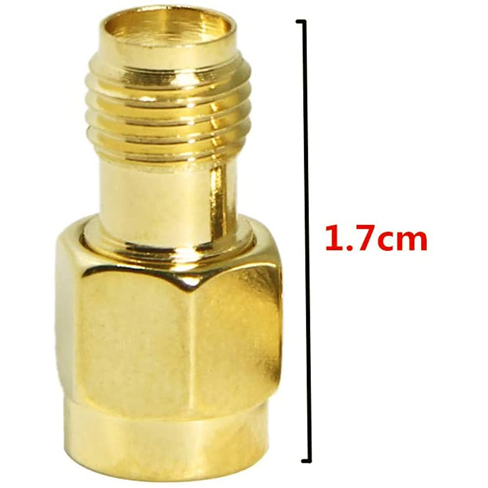 Greluma 3 sztuki gniazdo SMA do wtyczki RP-SMA RF adapter wtykowy