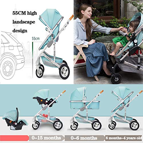 Lichtgewicht Kinderwagen Kinderwagens En Kinderwagens Vanaf De Geboorte, 3 In 1 Gemak Kinderwagen Kinderwagen… - Afbeelding 7