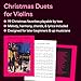 Christmas Duets for Violin | Holiday Sheet Music for Two Violins or C Instruments | Easy to Medium Violin Duet Songbook with Harmony Parts and Chord Symbols | Christmas Music Book