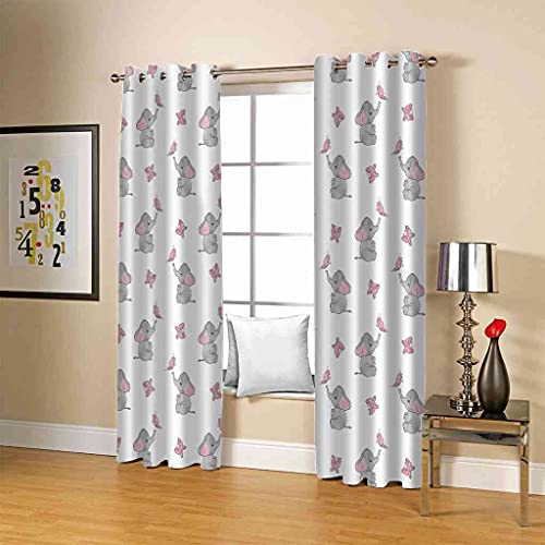 Rideau occultant isolant thermique enfant éléphant 264x160 - 5