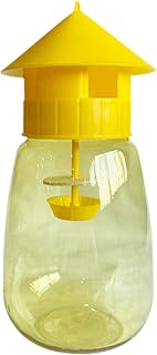 Fruit Fly Trap Killer Plastic Yellow Drosophila Trap Fly Catcher Pest Insect Farm X6G9 for Home Control Fly Trap Fruit Orchard