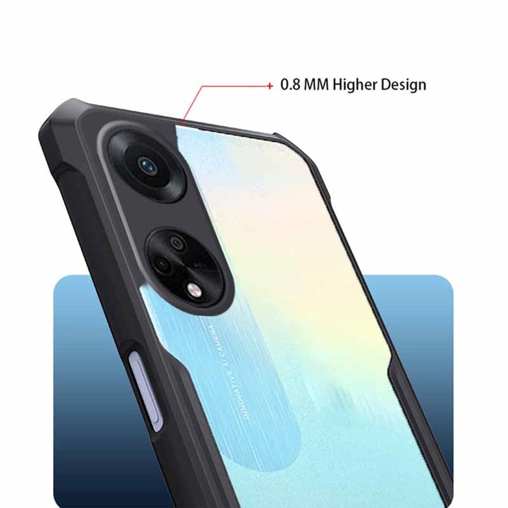 Asoway Custodia Cover per Oppo A38 /Oppo A18 con 2 Vetro Temperato Pellicola Protettiva, Custodia in TPU Silicone Ultra Sottile Trasparente, Antiurto Protettiva Case con Paraurti