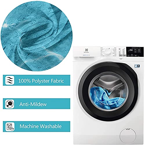 Rideau de douche sans moisissure KnSam en polyester imperméable - 6