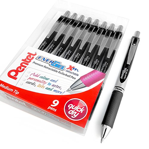 Pentel EnerGel XM BL77 Bolígrafo Gel Líquido 0.7mm Pack 9 miniatura 1