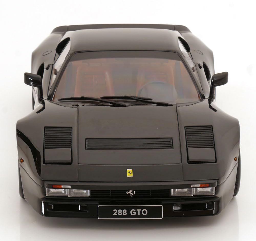 KK Scale KKDC120153 Ferrar. 288 GTO Black 1984 - scala 1/12 - auto in miniatura da collezione