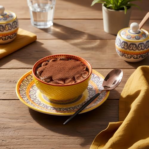 Cuillères à café noir et rose doré Luxy : petits couverts design pour tasse et dessert
