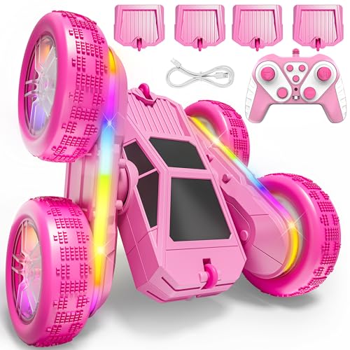 Remote Control Car for Girls: Stunt RC Cars, 2.4 GHZ Double-Sided...
