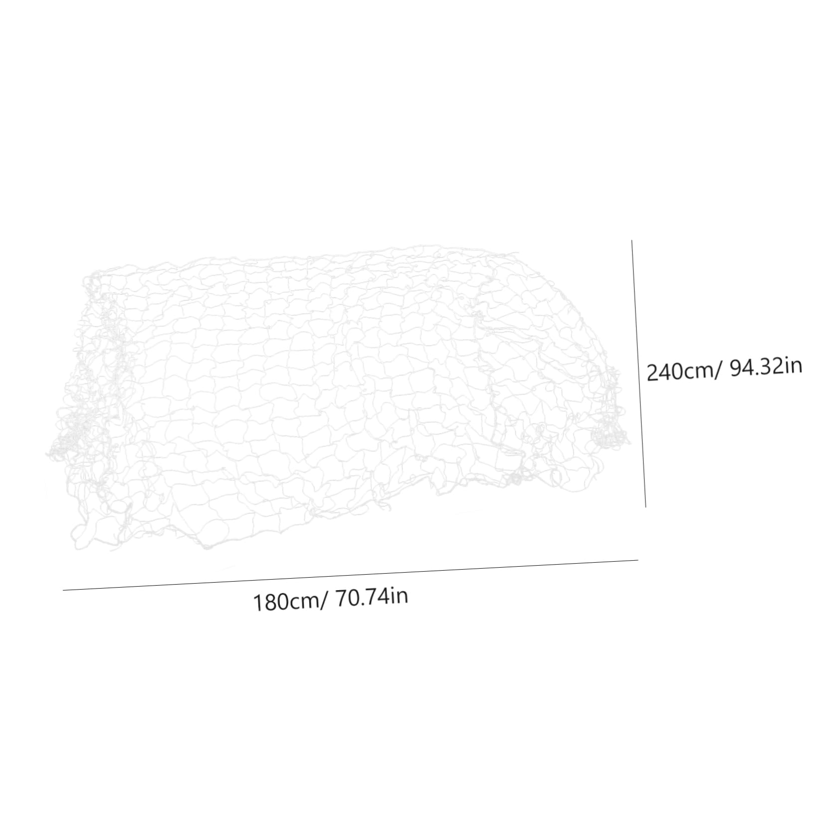 ibasenice Football Accessories Professional Training Net Soccer Goal Net for Indoor Practice Present for Football Enthusiasts