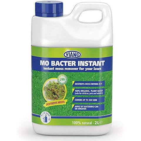 Viano MOBACTER INSTANT 2 LITRE - Covers up to 250 SQM - 100% Organic Moss Treatment Cover