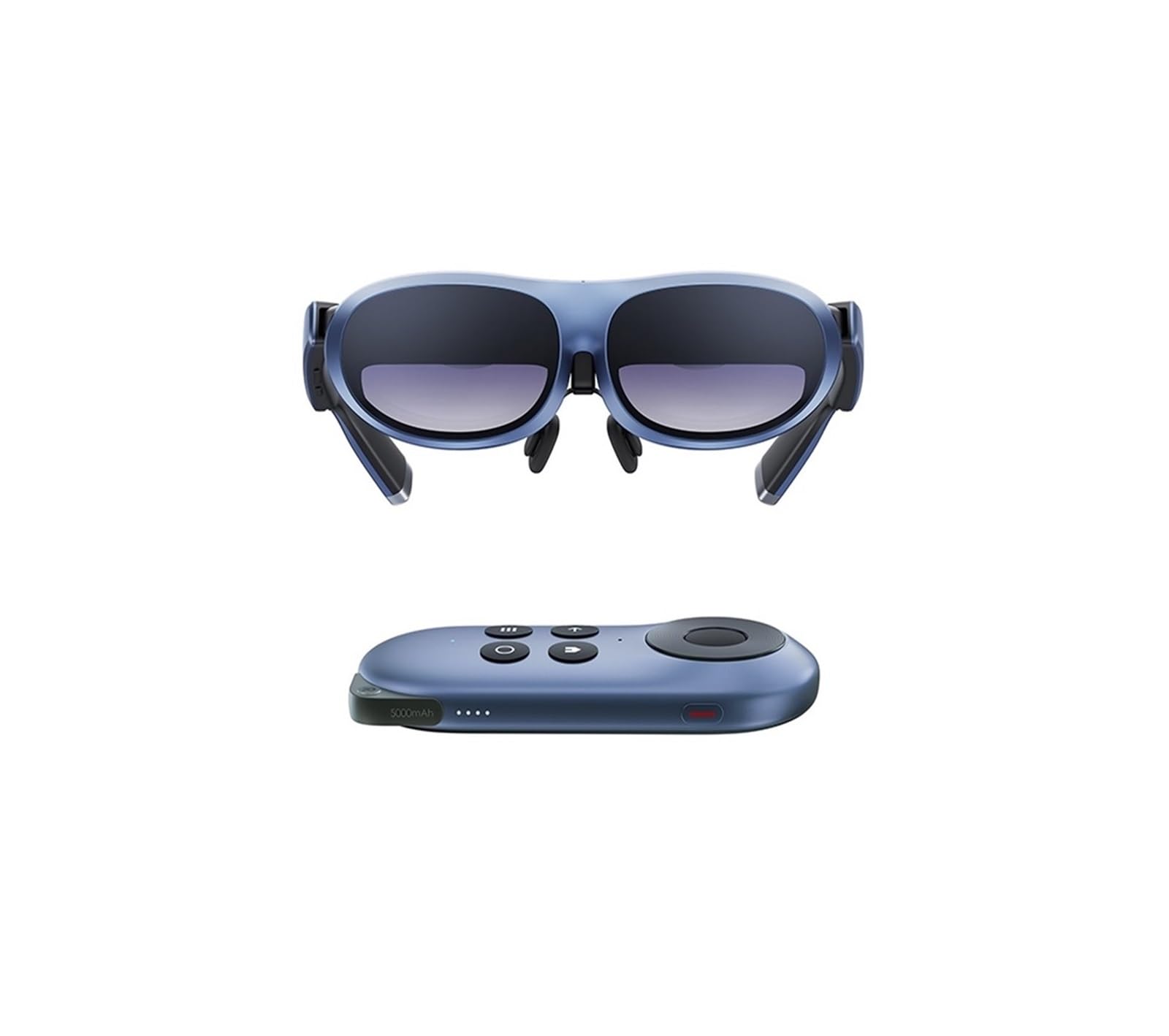 Compatible con Rokid. Gafas Inteligentes AR 3D, Pantalla máxima, Dispositivo de visualización de 50 ° for teléfono, Interruptor de Pantalla proyectada, Gafas de Realidad Virtual PS5 Xbox (Size : MAX