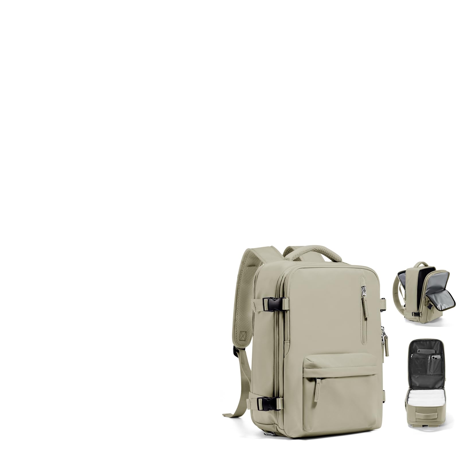 Zaino da Viaggio per Ryanair 40x20x25 Bagaglio a Mano Zaino Borse da Cabina per Ryanair Il Sedile Zaino Aereo Bagaglio a Mano Donna Borsa Cabina Viaggio Zaino Viaggio Casual Daypack,Grigio marrone