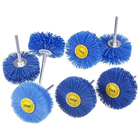 Mixiflor 7 Pack Abrasive Nylon Wheel Brush Cover