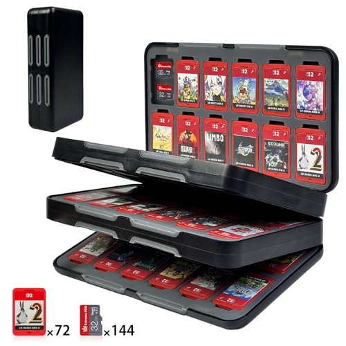 Switch 2 Q[J[hP[X 72XCb`J[hMicro SD144[\ }OlbgJ n[hVF R[ ϏՌ h~ zRh~ ^ѕ֗iBlackj