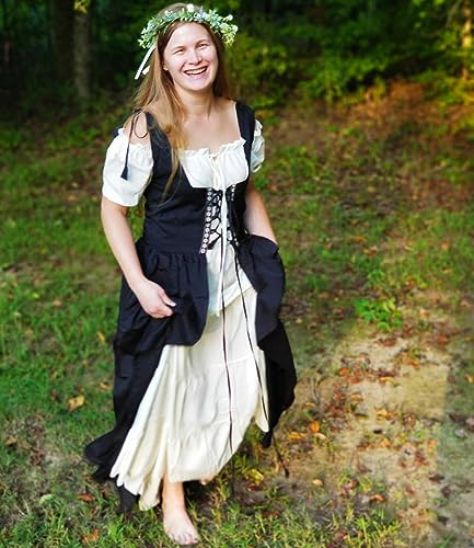 Abaowedding HS0808-1 Renaissance Dress Women Medieval Dress Renaissance Pirate Costume Irish Dress Ren Faire Costume thumb #3