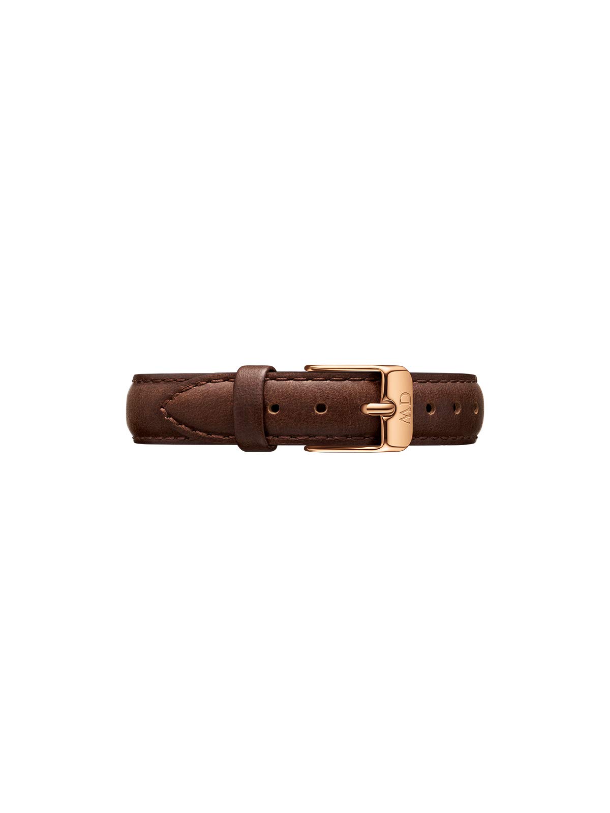 Daniel WellingtonPetite Bristol, Brown/Rose Gold Watch Strap, 12mm, Leather, for Women