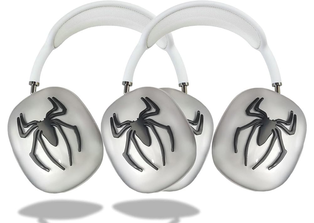 Case Cover for AirPods Max Headphones,Clear Soft Ear Cups Cover Accessories Soft Fashion Protector for Apple AirPods Max (2024/2020) (B0D66CYSLF)