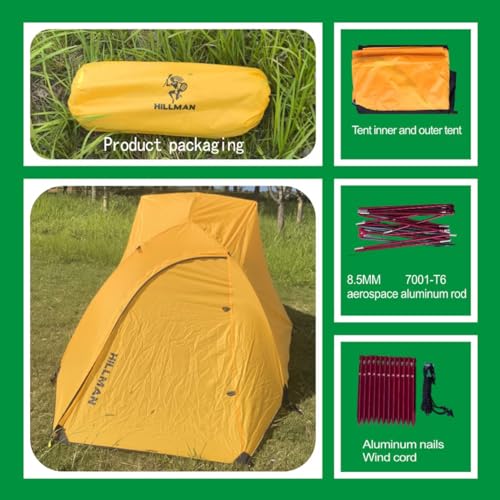 Carpa para camping Hillman para 2 personas miniatura 5