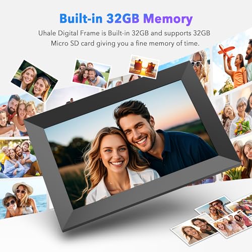 Wonnie 102KZ Uhale 10.1 Inch Digital Picture Frame With 32Gb Storage Support Sd Card thumb #3