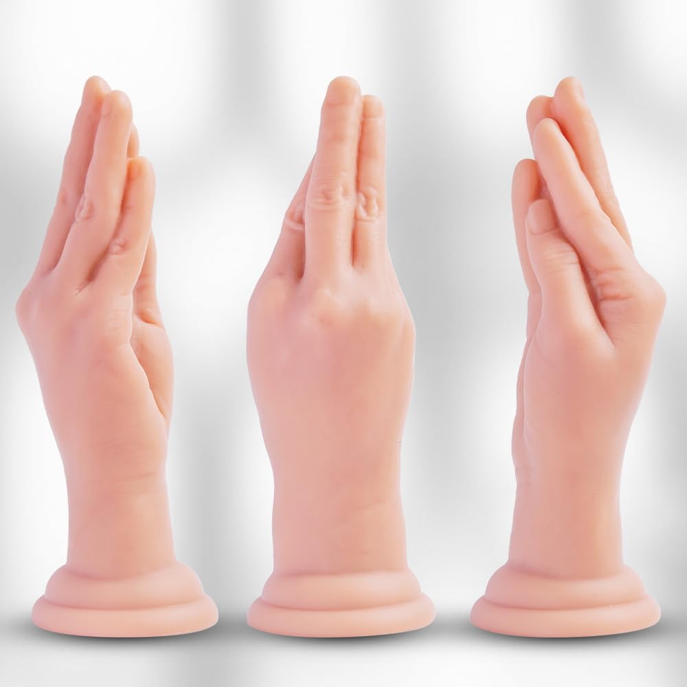Gode ​​Main Réaliste 24.5cm Gode Fist en Silicone Liquide avec Ventouse Puissante Monster Fat Fist Dildo pour Stimulation Vaginale et Anale Sex Toy pour Plaisir Féminin