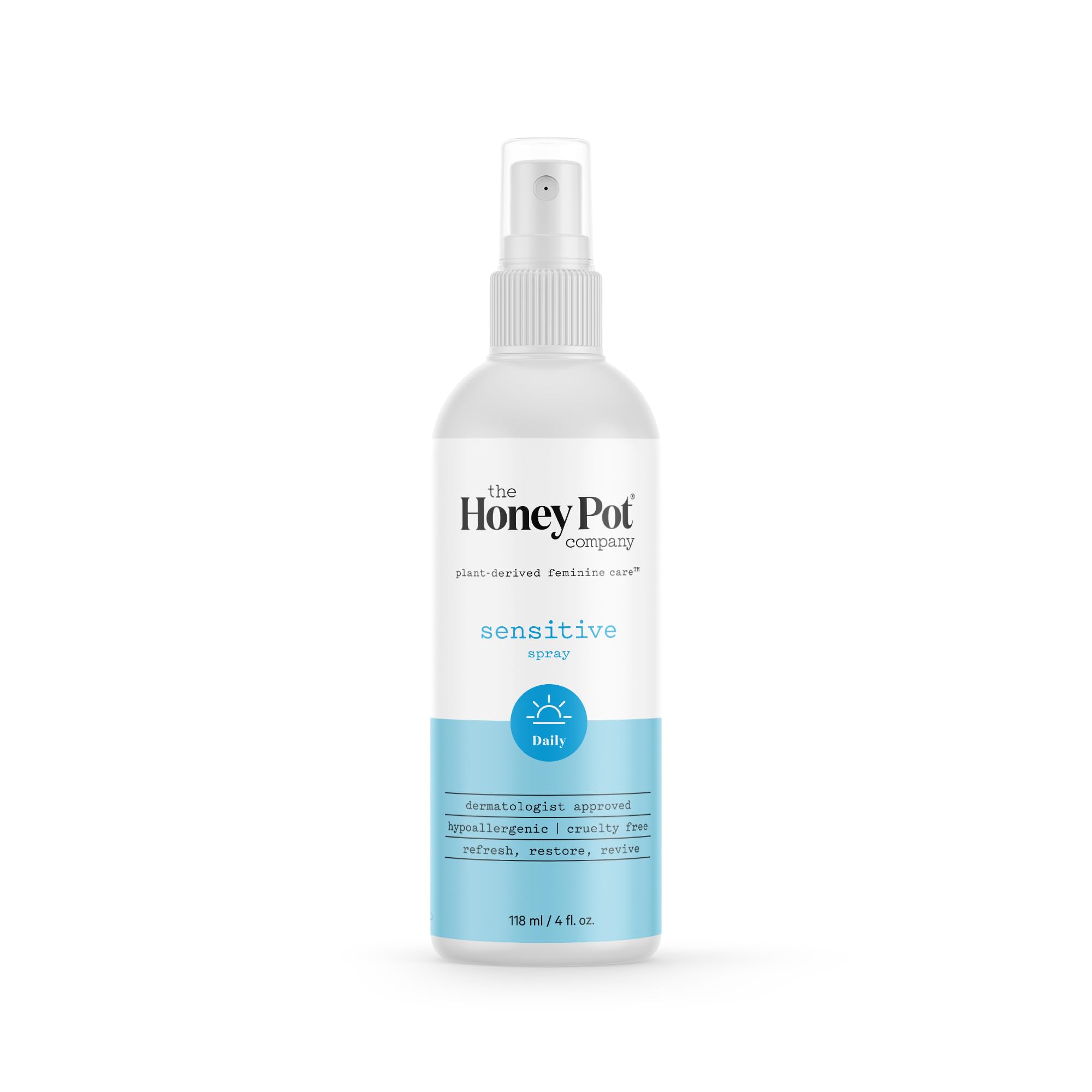 The Honey Pot CompanyRefreshing and Restorative Panty and Body Plant-Derived Deodorant Spray - Paraben & Sulfate Free - Sensitive - 4 fl. oz.