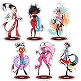 [Hushan] ブリッツ アクリルスタンド 非公式 15cm 台座あり ヘルヴァ・ボス風 卓上飾り 装飾 小道具 人気 悪魔 ストラス デコレーション 置物 展示用 新年 誕生日 プレゼント (8) [並行輸入品]