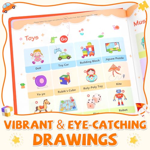 Arnbz My First English Words Sound Book, 470+ Sounds, 21 Topics, Ages 2-5 - image 5