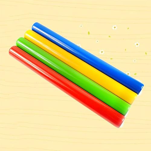 Miniatura 4 de BESPORTBLE 4 unids Relé Baton Aluminio Track Baton Field Race Batons Running Racing Competencia Herramientas para estudiantes Oficina Clark al aire