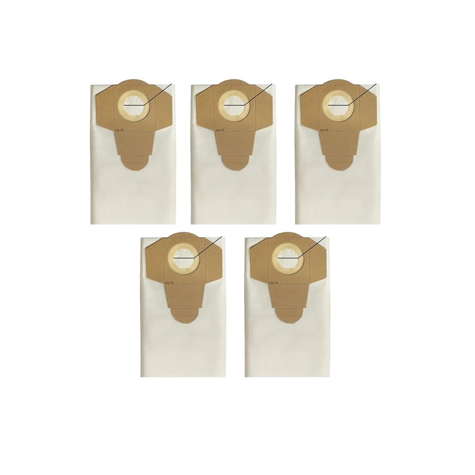 HIZON Vacuum cleaner dust bag，Compatible For Einhell，BT-VC1250S TC-VC 18/20 Li S-Solo，Compatible For Parkside，PNTS 1300 TE-VC2025