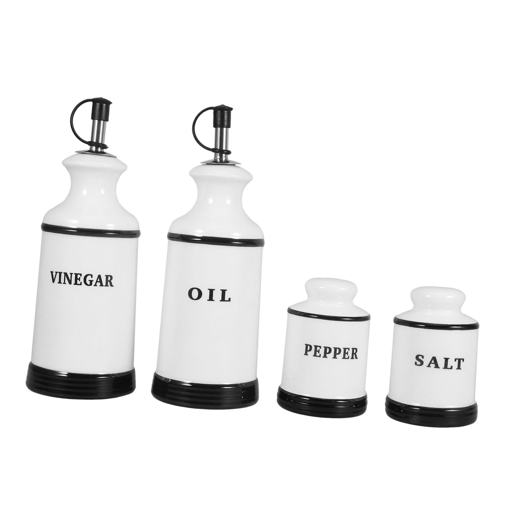 Didiseaon 4pezzi Contenitori in per Olio Aceto e per Condimenti da Dispenser Ermetici per e Ristorante
