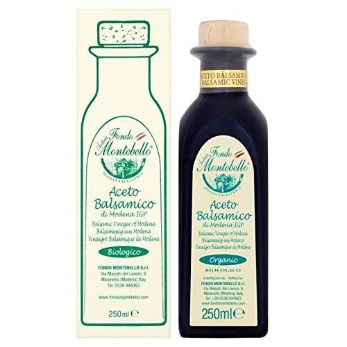 Fondo Montebello Organic Aged Balsamic Vinegar of Modena - 250ml (8.45fl oz)