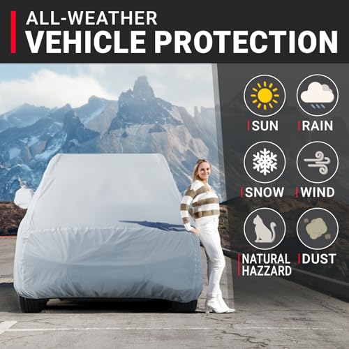 Image of iCarCover Fits 2008-2019 BMW X6 SUV Cover Automobiles Form-Fit Padded Full Exterior Waterproof Automobiles Protection Covers